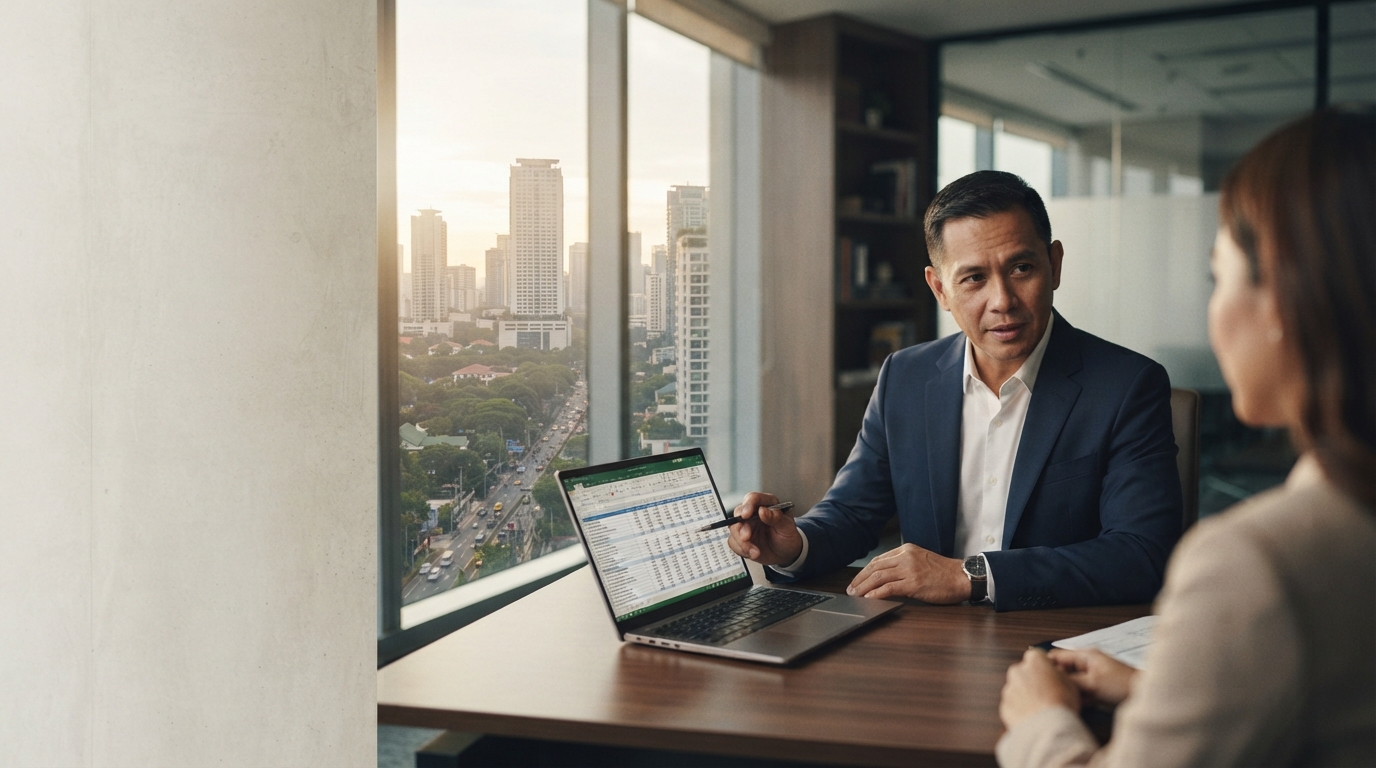Vantage Kapitex executive reviewing AI-driven capital allocation data